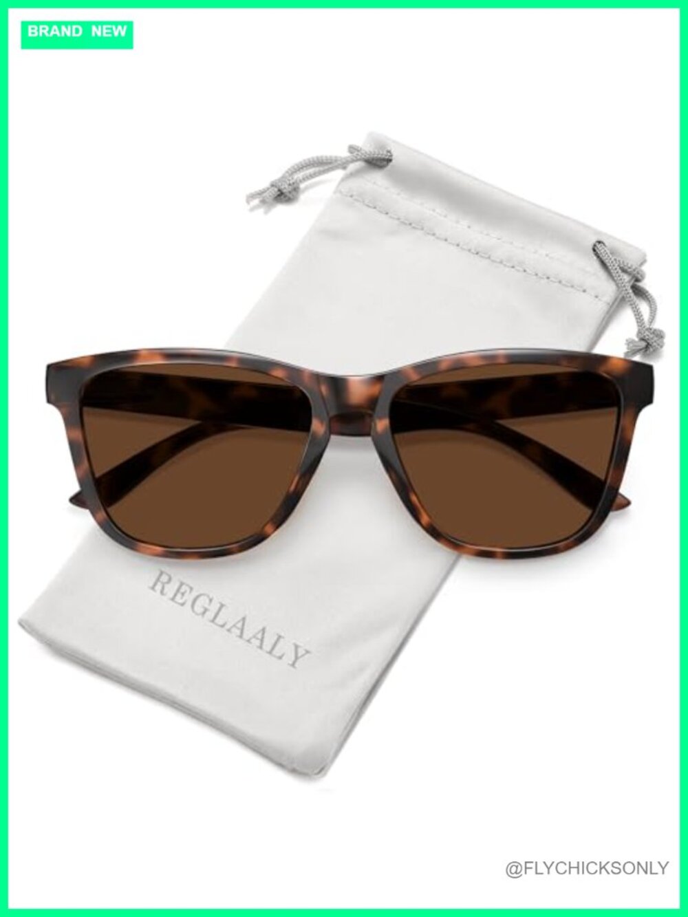Polarized Retro Square Sunglasses UV Protection Unisex